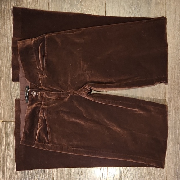 BCBGMaxAzria Pants - ❤️ BCBGMAXAZRIA VELVET CARLA SLIM FLARE PANTS, 0 (25)